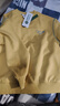左西童裝男童衛衣2026新款兒童春裝撞色字母印花大童上衣 黃色 150 曬單實(shí)拍圖