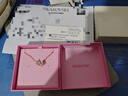 施華洛世奇（SWAROVSKI）【女神節禮物】  LILIA項鏈女吊墜蝴蝶輕奢送女友老婆女 鍍玫瑰金色  5636422 曬單實(shí)拍圖