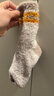莫代爾5雙珊瑚絨襪子男女同款秋冬季中筒襪加厚地板襪保暖家居睡眠長(cháng)襪 曬單實(shí)拍圖