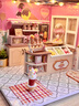 我の屋DIY小屋場(chǎng)景幸福雪糕店手工制作木質(zhì)房間模型屋玩具女友生日禮物 曬單實(shí)拍圖