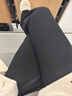 逸陽(yáng)（ESE-Y）秋季款微喇叭西裝褲女高腰垂感顯瘦彈力休閑小黑褲子 黑色 常規 28 曬單實(shí)拍圖