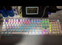 狼蛛（AULA）F2088 機械鍵盤(pán) 有線(xiàn)鍵盤(pán) 游戲鍵盤(pán) 104鍵背光鍵盤(pán) 宏編程 電腦鍵盤(pán) 黑色 黑軸 精英版 曬單實(shí)拍圖