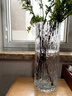 涵蔚 高級感透明玻璃花瓶擺件水養百合玫瑰鮮花插花瓶客廳餐桌裝飾ins 曬單實(shí)拍圖