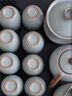 京東京造 茶具整套 功夫茶具套裝帶茶盤(pán)茶壺茶杯 天青汝窯西施壺 16件 曬單實(shí)拍圖