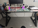 戟創(chuàng  )AGKey-鈦戟S3電競桌臺式電腦桌家用書(shū)桌可裝機械臂桌子碳纖維色 【S3黑碳纖維紋】實(shí)木生態(tài)板 140*75*75cm 二段分板 曬單實(shí)拍圖