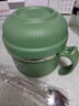 廣意304不銹鋼飯盒快餐杯泡面碗帶蓋餐盒學(xué)生飯盒上班族綠色2L GY8585 曬單實(shí)拍圖