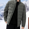雪中飛男士輕薄羽絨服2025新款經(jīng)典商務(wù)保暖立領(lǐng)外套 豆綠色 3XL 曬單實(shí)拍圖