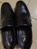 意爾康皮鞋秋季商務(wù)休閑套腳皮鞋舒適牛皮中老年爸爸鞋 97689W 黑色 40 曬單實(shí)拍圖