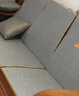 老式實(shí)木沙發(fā)墊帶靠背連體高密度海綿聯(lián)邦春秋椅紅木沙發(fā)坐墊 棉麻-淺灰 55cm*50cm 單人位 *65厘米高靠背 曬單實(shí)拍圖