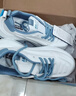 回力（Warrior）官方男鞋夏季中幫休閑跑步鞋舒適老爹鞋子男士運動(dòng)鞋男白深藍42 曬單實(shí)拍圖