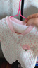 婧麒新生嬰兒連體衣秋冬季小月齡寶寶夾棉衣服嬰幼兒外出服睡衣秋 粉-滿(mǎn)印花朵保暖連體衣 59cm  【1-3月建議體重3.5-6.9kg】 曬單實(shí)拍圖