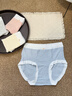 草本初色【A類(lèi)嬰兒棉】女士?jì)妊澟兠?0A抑菌提花無(wú)痕透氣中高腰三角短褲 曬單實(shí)拍圖