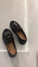 百麗情人節牛皮金幣樂(lè )福鞋女26春新通勤小皮鞋單鞋JD020AA6 黑色 37 曬單實(shí)拍圖