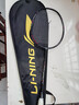 李寧（LI-NING）羽毛球拍雷霆小鋼炮全碳素進(jìn)攻型超輕高磅單拍黑色4U 已穿線(xiàn) 曬單實(shí)拍圖