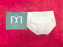 美·雅·挺中腰內褲女純棉全棉抗菌無(wú)痕透氣蕾絲收腹3條裝 XL（130-150斤） 曬單實(shí)拍圖
