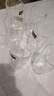 格娜斯（CRISTALGLASS）高檔雕花家用水晶玻璃水杯家庭套裝客廳耐熱茶杯飲料杯待客高級感 羅馬款300ml6只 曬單實(shí)拍圖