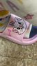 迪士尼瑪麗貓女童夏季戶(hù)外防滑拖鞋浴室沙灘涼拖一字拖F2716TS 粉190 曬單實(shí)拍圖
