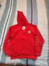 貴人鳥(niǎo)童裝春秋款男童套裝兒童薄款紅色連帽外套中大童保暖拜年服 紅/G金邊醒獅K+G金云-黑/G金邊 160 曬單實(shí)拍圖