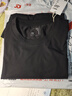 京東京造10A抗菌男士t恤短袖打底衫男裝衣服新款純棉圓領(lǐng)休閑內搭新年黑M 曬單實(shí)拍圖
