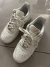 耐克NIKE女空軍一號AF1 運動(dòng)鞋FV3654-111帆白37.5 曬單實(shí)拍圖