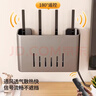 無(wú)線(xiàn)路由器隱藏收納盒免打孔壁掛式客廳墻上掛架放wifi光貓置物架 奶油白【大號】路由器收納盒【信號流暢|省空間】 曬單實(shí)拍圖