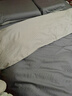 京東京造 100支長(cháng)絨棉貢緞四件套 純棉A類(lèi)床單被套枕套床上用品 1.8m-英倫灰 曬單實(shí)拍圖