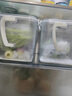 戶(hù)璃德國冰箱收納盒整理盒食物保鮮盒食品級雞蛋儲存盒蔬菜水果冷凍盒 透白【把手可隱藏丨不擋冰箱門(mén)】1個(gè) 曬單實(shí)拍圖