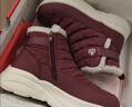 足力健中老年人女棉鞋媽媽棉鞋25932051J 酒紅-女款    37    曬單實(shí)拍圖