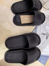 稻草人拖鞋男士居家用洗澡防滑浴室內戶(hù)外穿情侶厚底靜音女涼拖 黑44-45 曬單實(shí)拍圖