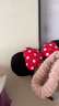 迪士尼（Disney）毛絨玩具發(fā)飾卡通飾品米奇老鼠生日禮物新年禮物禮品 米妮發(fā)箍 曬單實(shí)拍圖