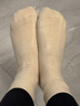 自由系襪子女精油防臭抗菌春夏純棉純色無(wú)骨休閑簡(jiǎn)約百搭透氣四季中筒襪 曬單實(shí)拍圖