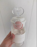 云勉玻璃水杯女士高顏值飲用水杯子男學(xué)生簡(jiǎn)約彈蓋隨手杯高硼硅泡茶杯 白色 450ml 曬單實(shí)拍圖