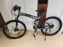 鳳凰折疊山地車(chē)自行車(chē)變速軟尾越野騎行成人男士女式初中生青少年單車(chē) 消灰輻條/折疊雙減震/建大輪胎 26英寸【適合155-185cm】 24速(35%客戶(hù)選擇) 曬單實(shí)拍圖
