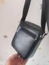 casa-kupsCK真皮單肩包男士韓版男包豎款商務(wù)小包休閑牛皮包潮小背包斜挎包 黑色小號 曬單實(shí)拍圖