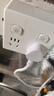 國際電工（FDD）無(wú)線(xiàn)86型插頭電源轉換器插座一轉多一轉六超薄大功率床頭魔方插座 一轉十四孔插座【分控開(kāi)關(guān)】白色 曬單實(shí)拍圖