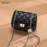 viney包包女包牛皮小眾斜挎包品牌單肩鏈條包生日禮物高級感送女友老婆 曬單實(shí)拍圖