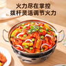 固體酒精爐小火鍋干鍋鍋具家用爐子酒精鍋小型不銹鋼鍋仔專(zhuān)用明爐 26cm干鍋(帶蓋)+固體蠟+防風(fēng)酒精爐 22cm 曬單實(shí)拍圖