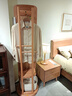 源氏木語(yǔ) 實(shí)木穿衣鏡北歐橡木可旋轉落地全身鏡現代簡(jiǎn)約臥室衣帽架 【1】橡木原木色旋轉掛衣鏡0.5m 500*500*1728.5mm 曬單實(shí)拍圖