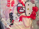 野獸派家居（tbh）宋雨琦同款三麗鷗Hello Kitty法蘭絨家居服套裝冬季可外穿睡衣女 Hello Kitty法蘭絨家居服 奶白條紋 M 曬單實(shí)拍圖
