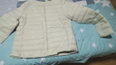 鴨鴨（YAYA）佟麗婭同款輕薄羽絨服女新款冬季短款圓領(lǐng)內膽修身時(shí)尚薄外套男 米白色【女款無(wú)領(lǐng)】 3XL 【建議140-155斤】 曬單實(shí)拍圖