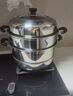 蘇泊爾（SUPOR） 蒸鍋304不銹鋼雙層復底湯鍋二層蒸籠家用大容量電磁爐燃氣灶通用 EZ28BS04- 2層 28cm 曬單實(shí)拍圖