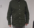 馬登工裝美式休閑磨毛牛津紡襯衫長(cháng)袖外套純棉牛津布薄款襯衣男春 軍綠色 【內搭打底衫/襯衫男士痞帥風(fēng)/港風(fēng)男襯衣】 2XL 曬單實(shí)拍圖