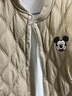 迪士尼（Disney）嬰兒寶寶男童連體衣夾棉保暖外出休閑滿(mǎn)月寶寶爬服冬季童裝 淺咖 80cm （建議9-15個(gè)月身高73-80cm) 曬單實(shí)拍圖
