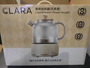 CLARA可萊養生壺2026年新品全玻璃1.6L花茶壺恒溫家用大容量煮茶壺燒水壺防干燒【1.6L-玻璃燉盅款】 曬單實(shí)拍圖