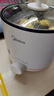 美的（Midea）電煮鍋 宿舍小電鍋 電蒸鍋 學(xué)生寢室一體泡面小火鍋電煮鍋 多功能鍋 電熱鍋 XZE1613 配蒸籠 1.7L 曬單實(shí)拍圖