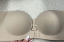 幸棉祝緒丹同款前扣可調節內衣女無(wú)肩帶隱形防滑抹胸小胸聚攏文胸裹胸 曬單實(shí)拍圖