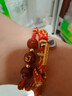 普陀山紅瑪瑙紅繩手工編織本命年手鏈本命守護手繩 曬單實(shí)拍圖
