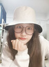 CHANEELR & KARITH防曬帽子女新款遮陽(yáng)帽子女太陽(yáng)帽漁夫帽夏季顯臉小水桶帽百搭盆帽 黑色 55cm-58cm 曬單實(shí)拍圖