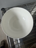 斯凱綈（Sky Top）米飯碗陶瓷面碗骨瓷湯碗家用喬遷酒店餐具套裝純白5英寸奧碗4件 曬單實(shí)拍圖
