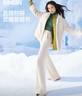 SIINSIIN【鞠婧祎同款】加絨衛褲女2026新款闊腿運動(dòng)褲春秋加絨直筒褲 曬單實(shí)拍圖